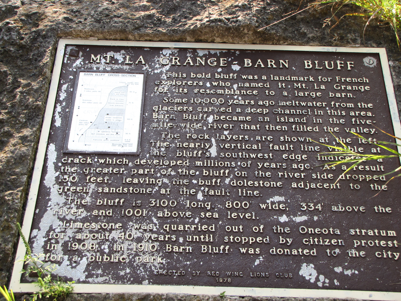 Geography of Mt. La Grange sign