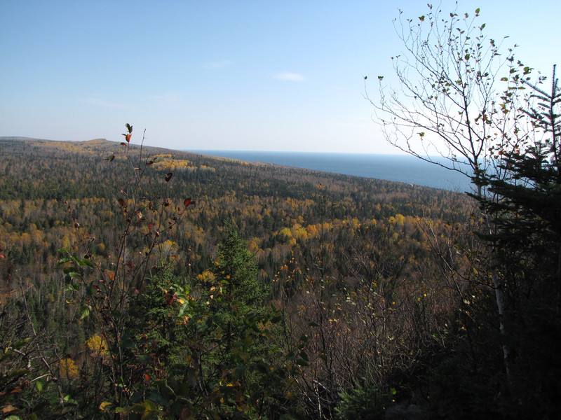 View of Lake Superior from Lookout Mountain