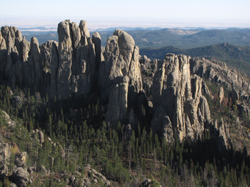 Cathedral Spires zoomed