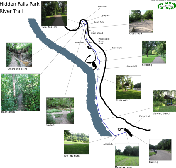 Trail map - River Trail