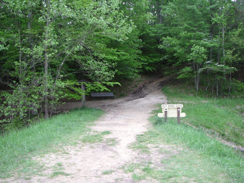 Take a left towards Old Man's Cave