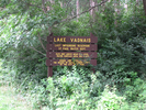 Lake Vadnais sign