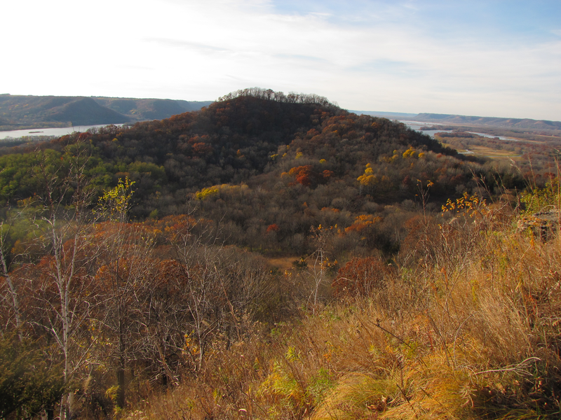 Brady's Bluff from Perrot Ridge