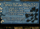 Seven Hollows Trail Sign