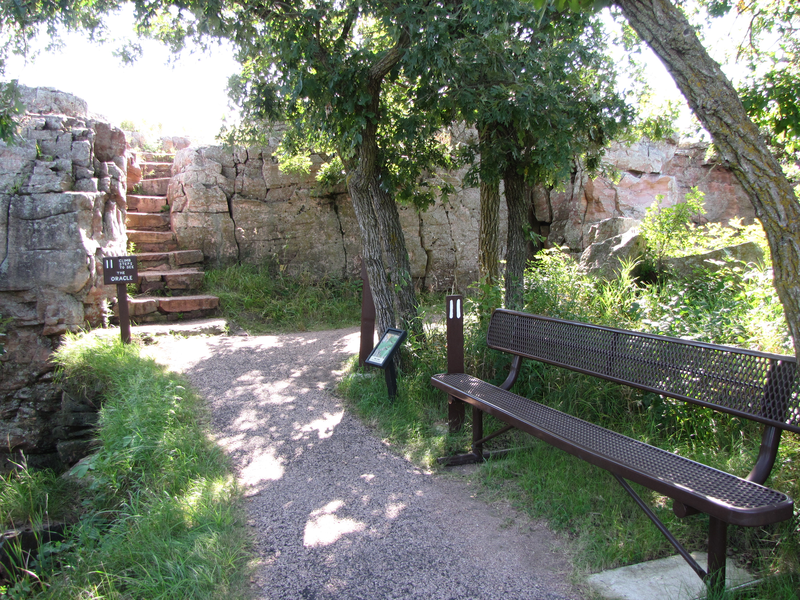 Bench - stairway to the Oracle