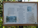 Oak Savanna Restoration sign