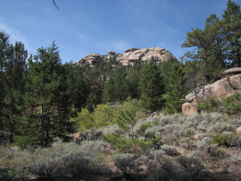 Turtle rock from the trail