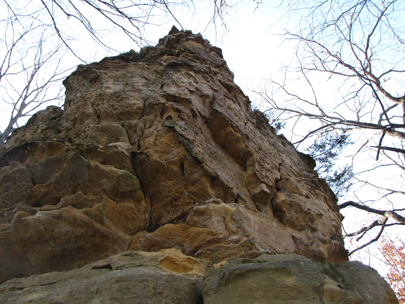Huge rock outcropping