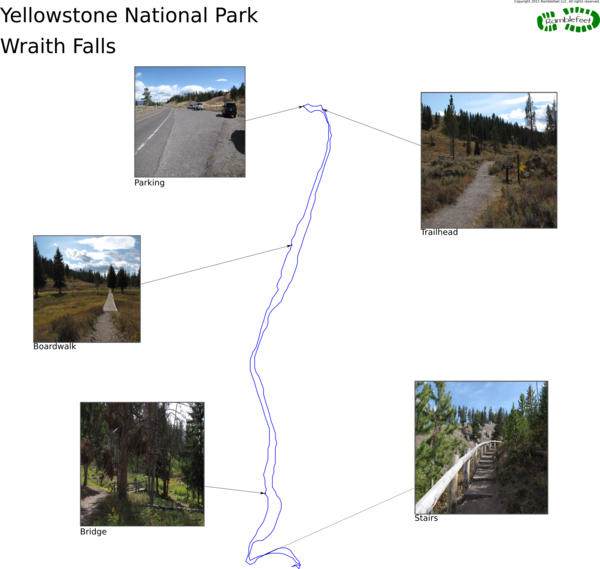 Trail map - Wraith Falls